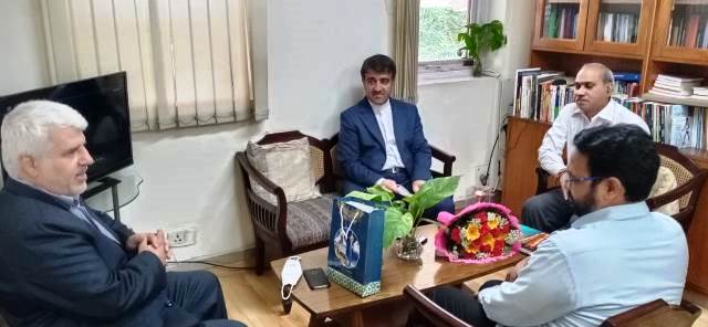 Deputy ICRO president, Cultural Counselor of Iran visited Sahitiya Academi